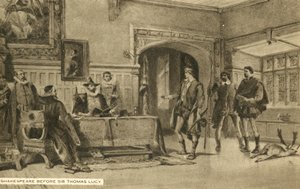 Shakespeare før Sir Thomas Lucy af English School